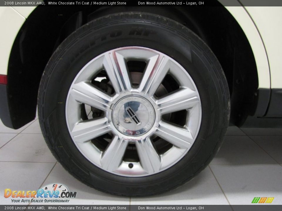 2008 Lincoln MKX AWD White Chocolate Tri Coat / Medium Light Stone Photo #26
