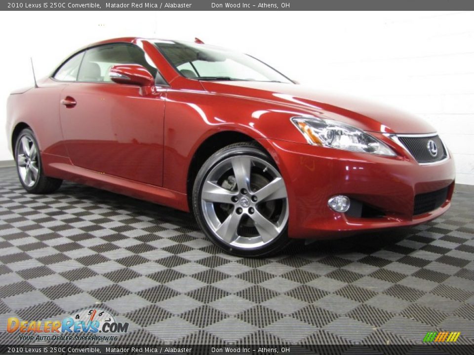 2010 Lexus IS 250C Convertible Matador Red Mica / Alabaster Photo #1