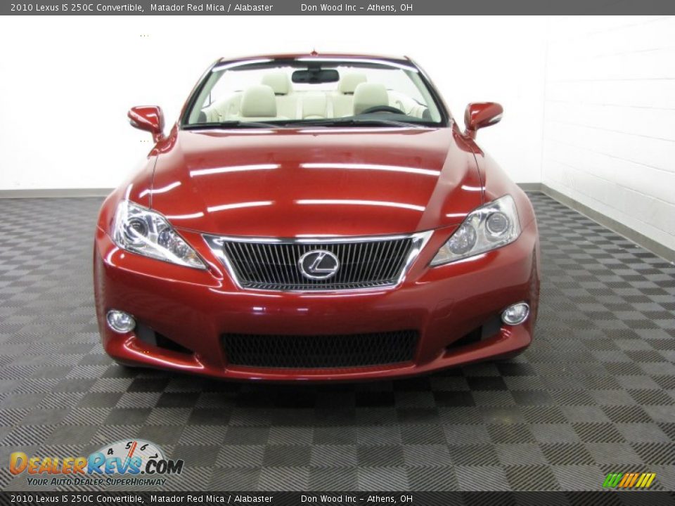 2010 Lexus IS 250C Convertible Matador Red Mica / Alabaster Photo #4