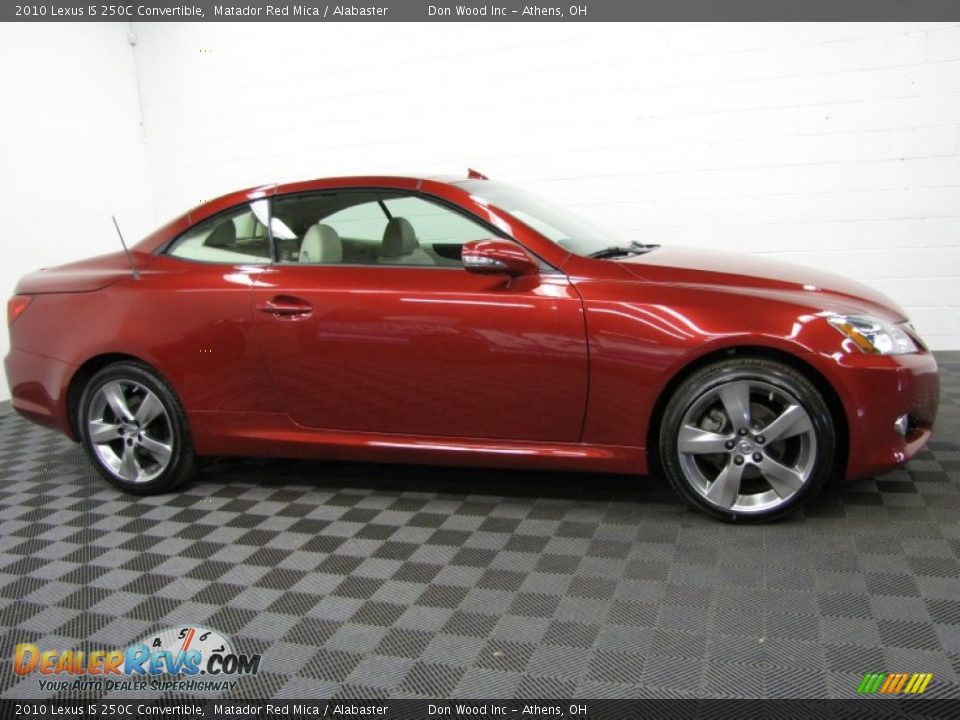 2010 Lexus IS 250C Convertible Matador Red Mica / Alabaster Photo #5