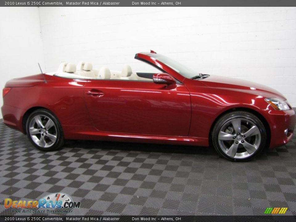 2010 Lexus IS 250C Convertible Matador Red Mica / Alabaster Photo #6
