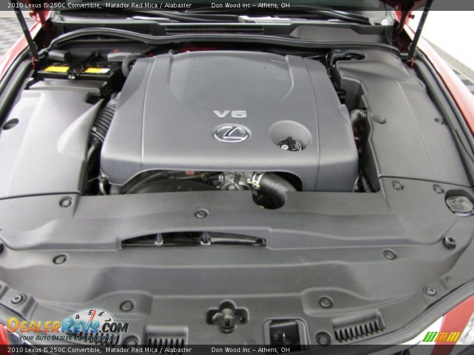 2010 Lexus IS 250C Convertible Matador Red Mica / Alabaster Photo #9