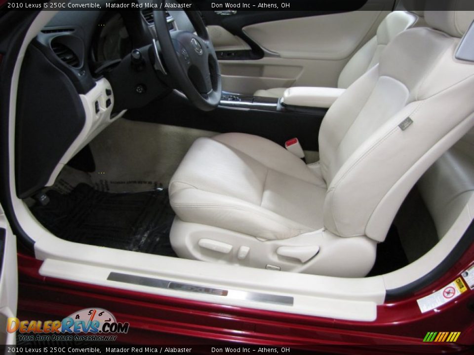 2010 Lexus IS 250C Convertible Matador Red Mica / Alabaster Photo #10