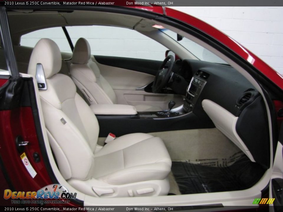 2010 Lexus IS 250C Convertible Matador Red Mica / Alabaster Photo #13