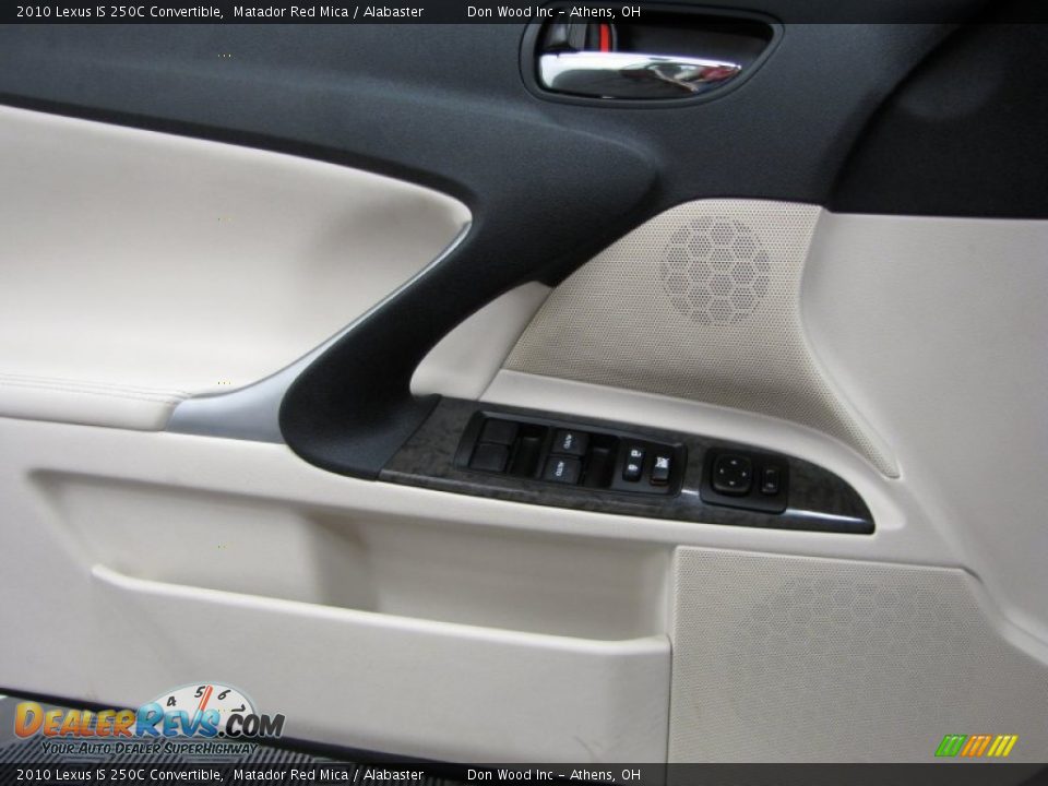 2010 Lexus IS 250C Convertible Matador Red Mica / Alabaster Photo #14