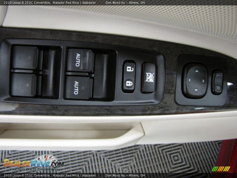 2010 Lexus IS 250C Convertible Matador Red Mica / Alabaster Photo #15