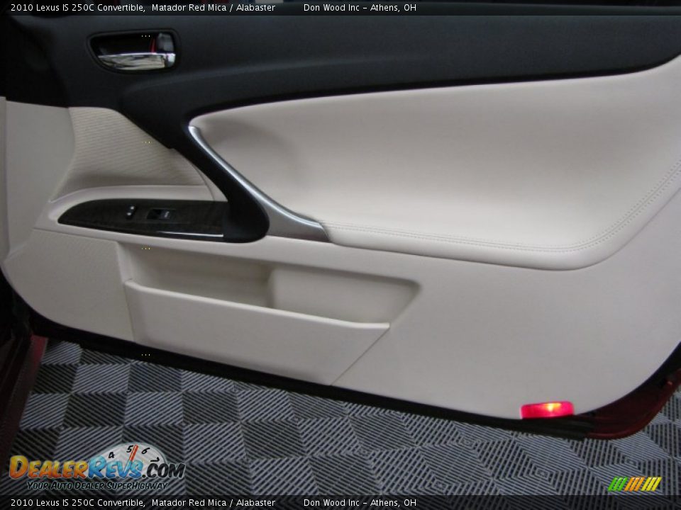 2010 Lexus IS 250C Convertible Matador Red Mica / Alabaster Photo #16