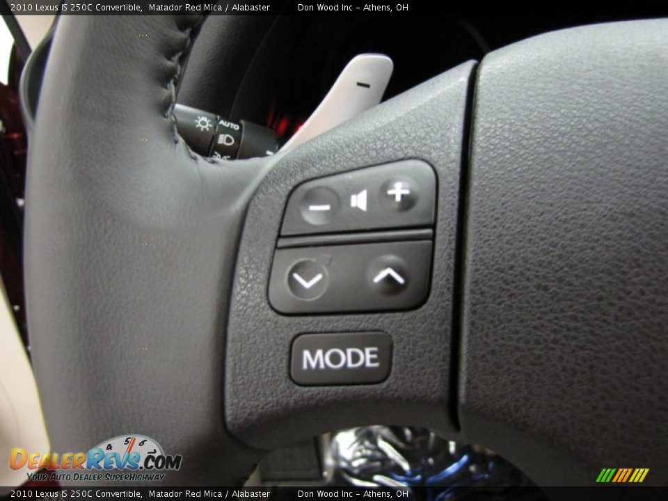 2010 Lexus IS 250C Convertible Matador Red Mica / Alabaster Photo #18