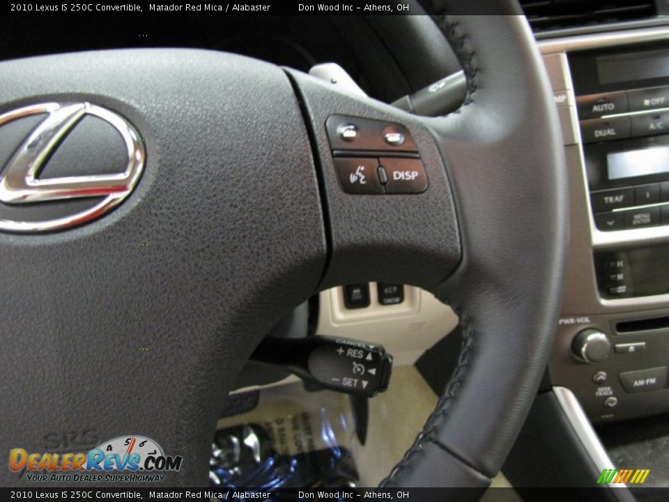 2010 Lexus IS 250C Convertible Matador Red Mica / Alabaster Photo #19
