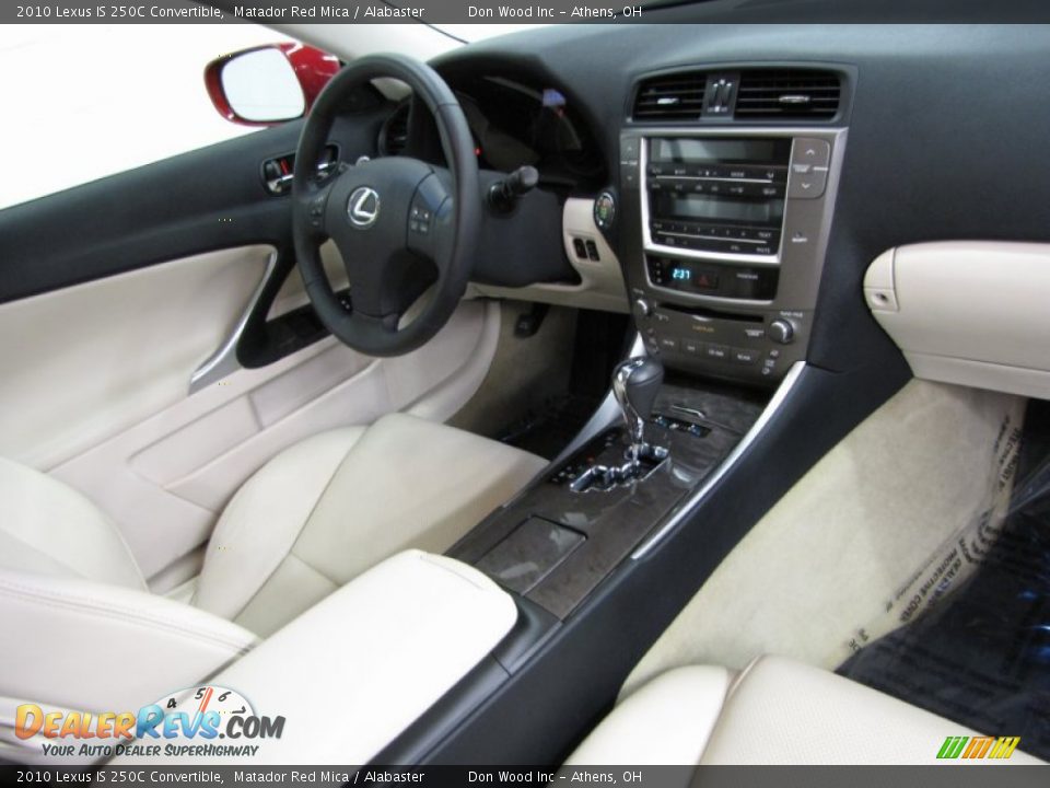 2010 Lexus IS 250C Convertible Matador Red Mica / Alabaster Photo #24