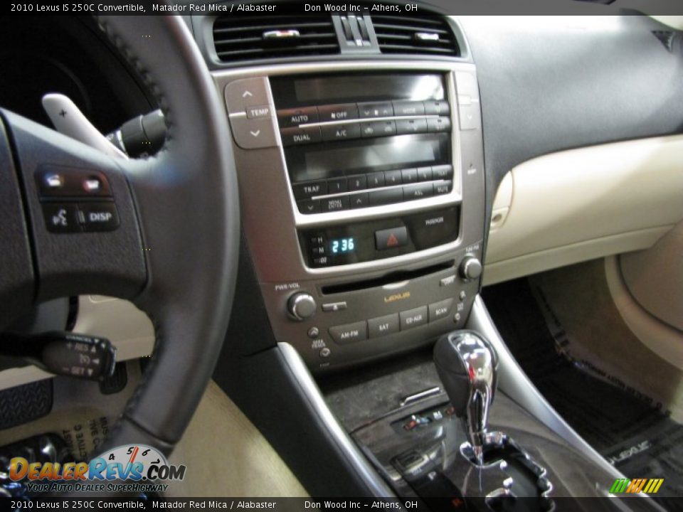2010 Lexus IS 250C Convertible Matador Red Mica / Alabaster Photo #25