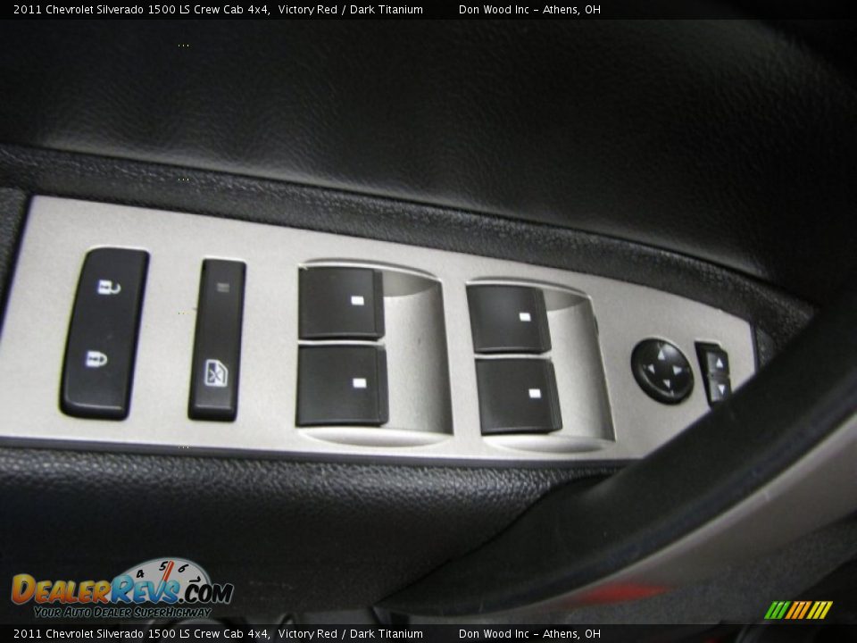 2011 Chevrolet Silverado 1500 LS Crew Cab 4x4 Victory Red / Dark Titanium Photo #11