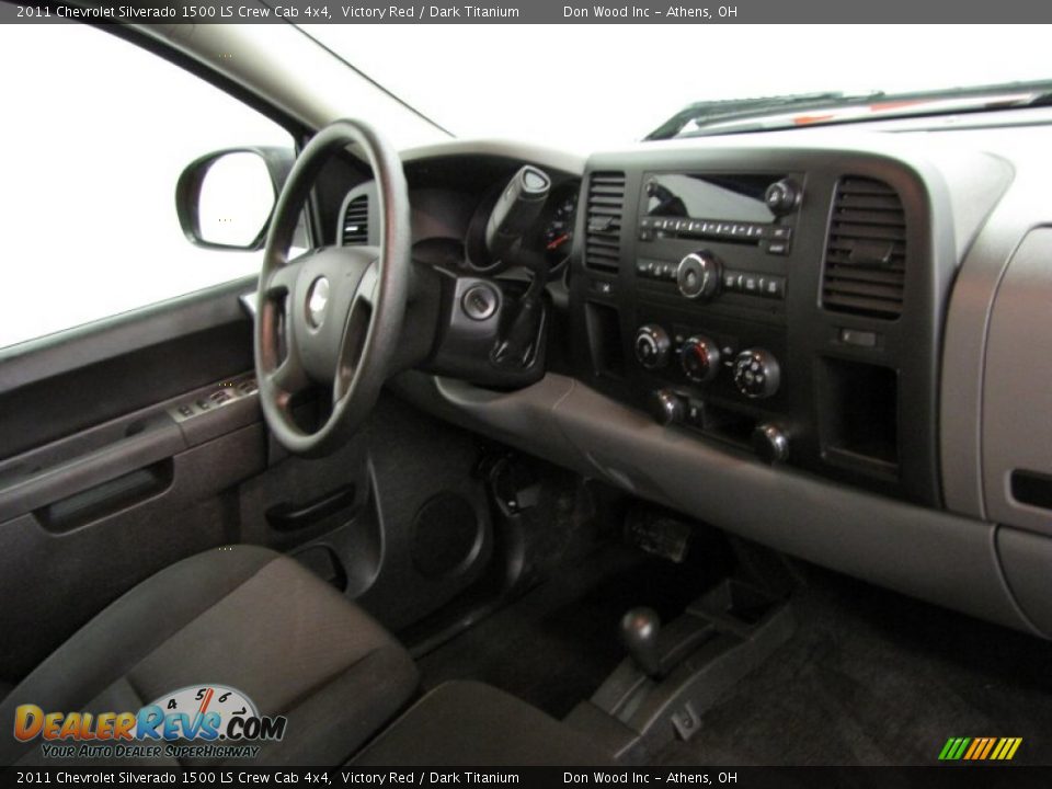 2011 Chevrolet Silverado 1500 LS Crew Cab 4x4 Victory Red / Dark Titanium Photo #20