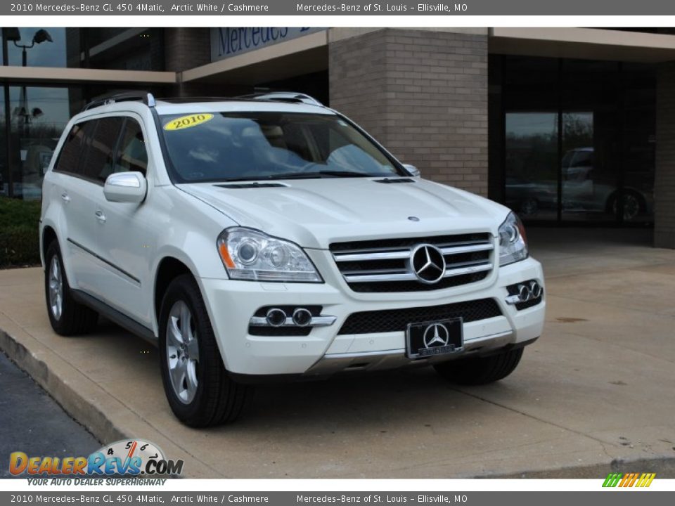 2010 Mercedes-Benz GL 450 4Matic Arctic White / Cashmere Photo #1