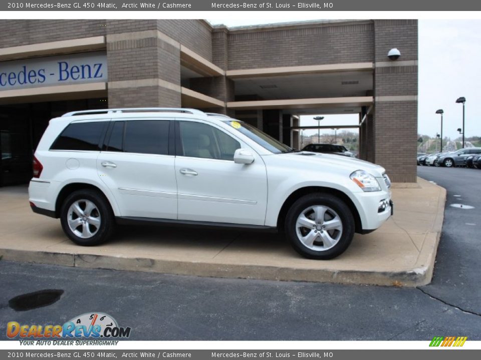 2010 Mercedes-Benz GL 450 4Matic Arctic White / Cashmere Photo #2