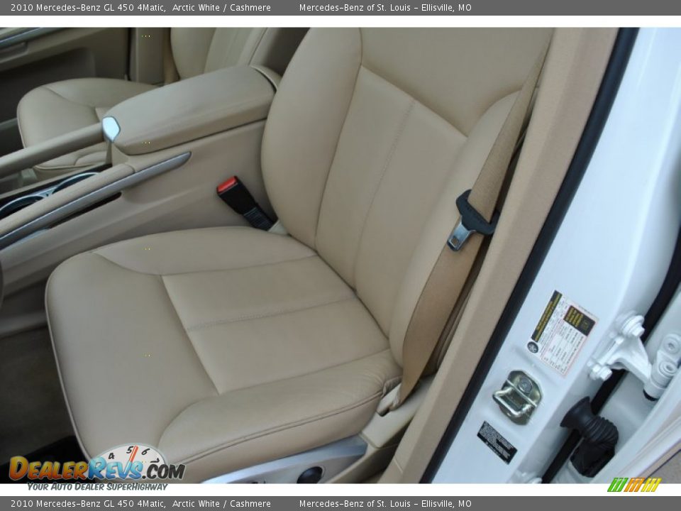 2010 Mercedes-Benz GL 450 4Matic Arctic White / Cashmere Photo #4