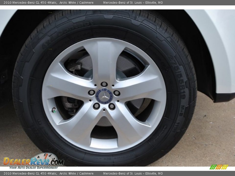 2010 Mercedes-Benz GL 450 4Matic Arctic White / Cashmere Photo #10