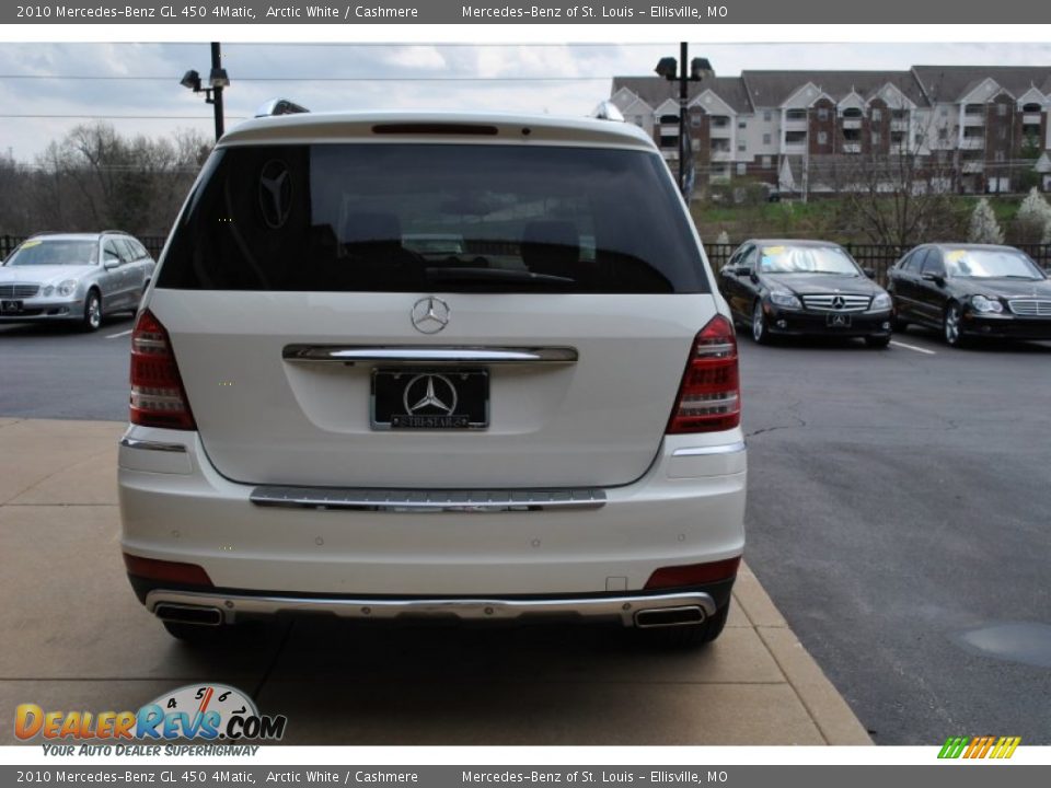 2010 Mercedes-Benz GL 450 4Matic Arctic White / Cashmere Photo #12