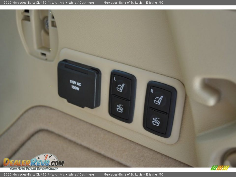 2010 Mercedes-Benz GL 450 4Matic Arctic White / Cashmere Photo #13