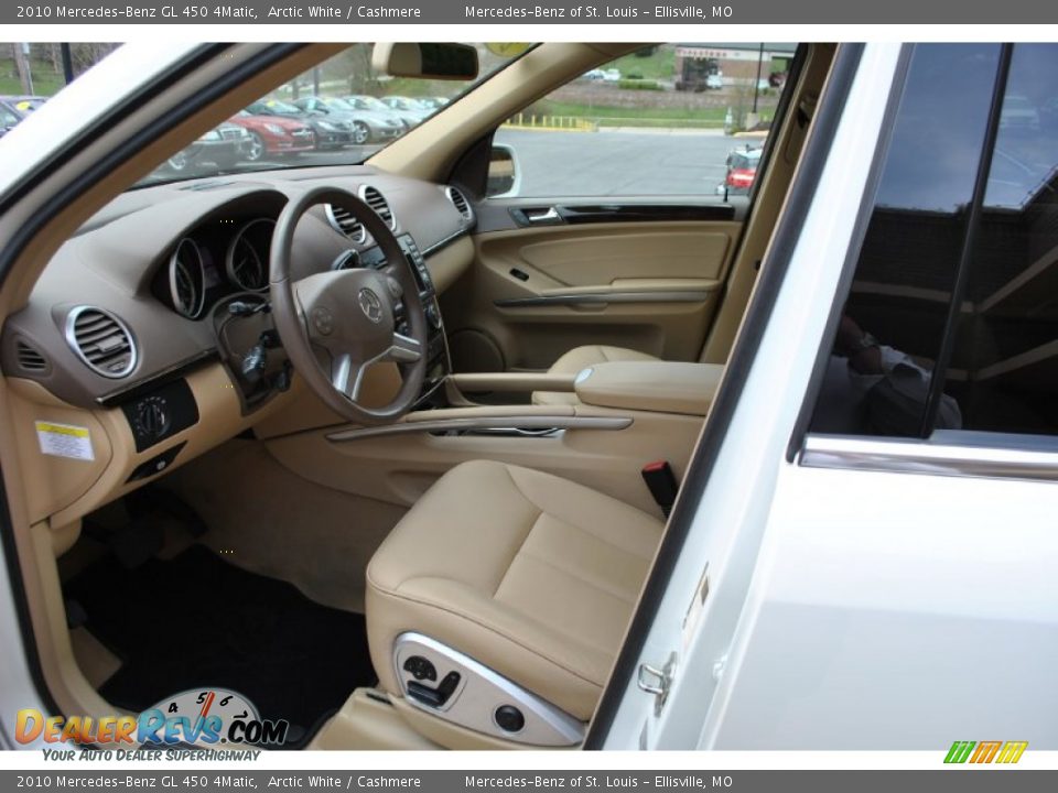 2010 Mercedes-Benz GL 450 4Matic Arctic White / Cashmere Photo #16