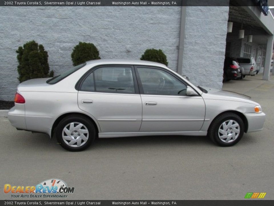 2002 Toyota Corolla S Silverstream Opal / Light Charcoal Photo #2