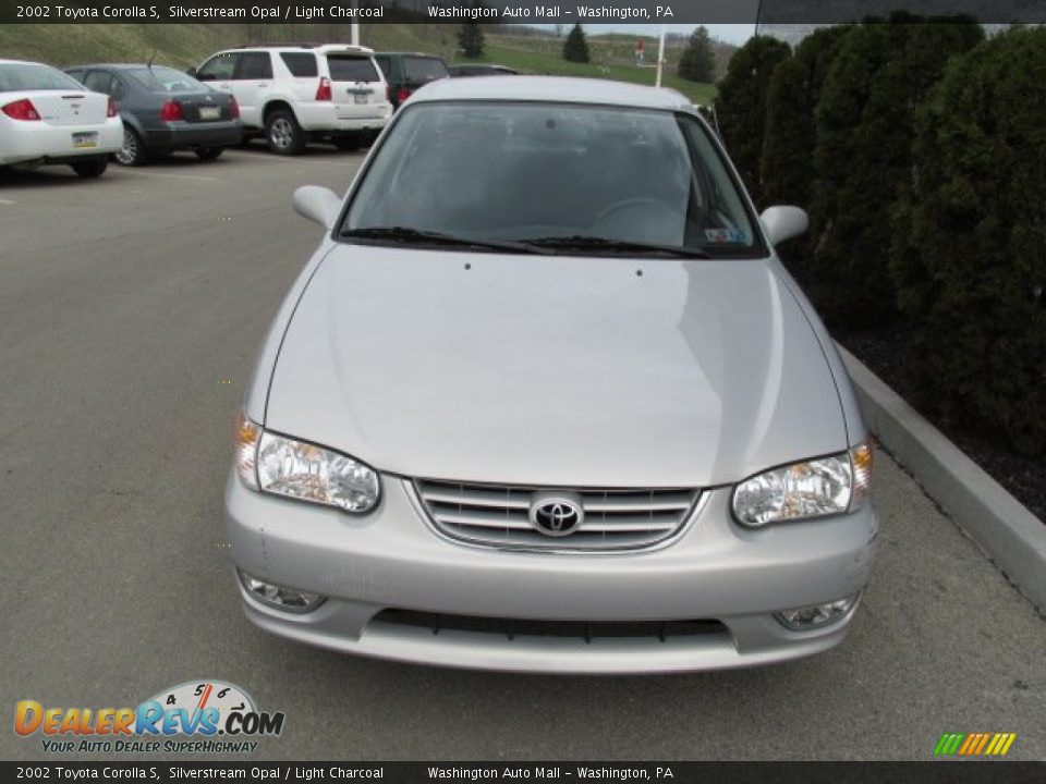 2002 Toyota Corolla S Silverstream Opal / Light Charcoal Photo #3