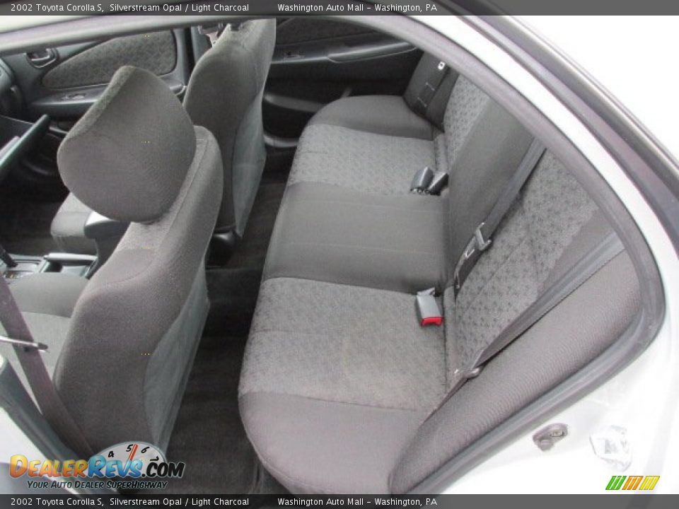 Rear Seat of 2002 Toyota Corolla S Photo #10