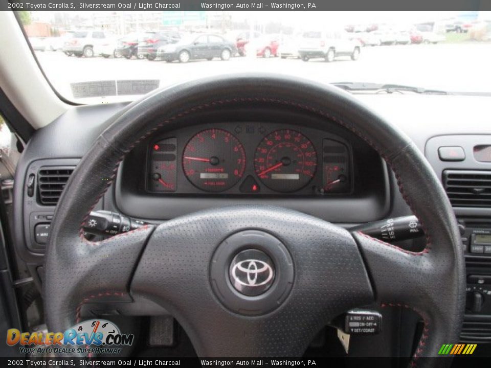2002 Toyota Corolla S Silverstream Opal / Light Charcoal Photo #11