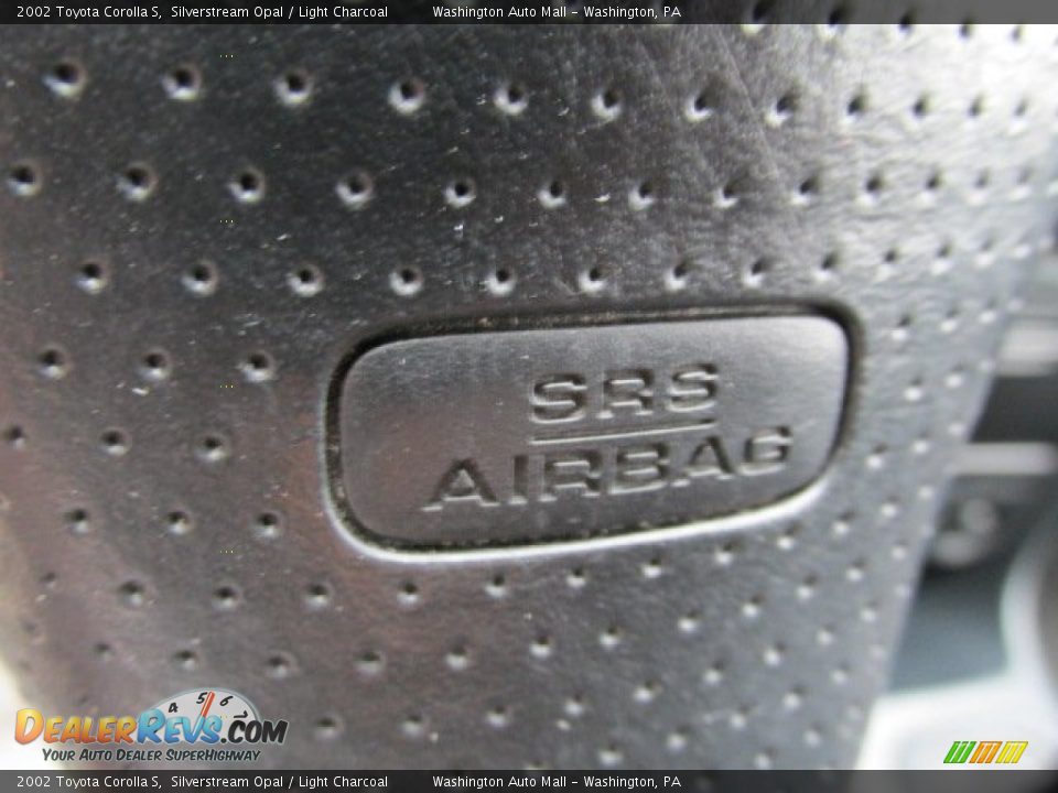 2002 Toyota Corolla S Silverstream Opal / Light Charcoal Photo #12