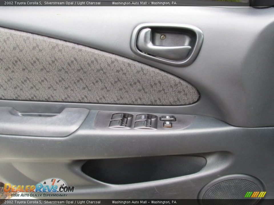 2002 Toyota Corolla S Silverstream Opal / Light Charcoal Photo #13