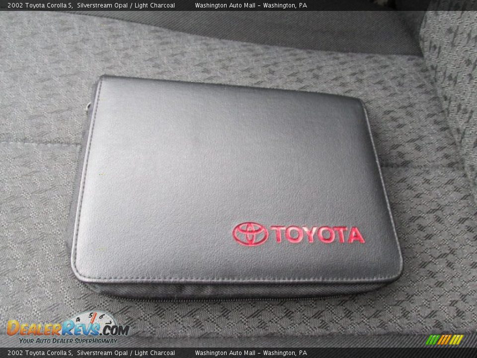 2002 Toyota Corolla S Silverstream Opal / Light Charcoal Photo #18