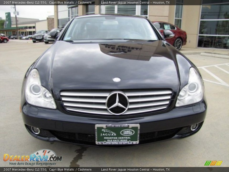 2007 Mercedes-Benz CLS 550 Capri Blue Metallic / Cashmere Photo #6