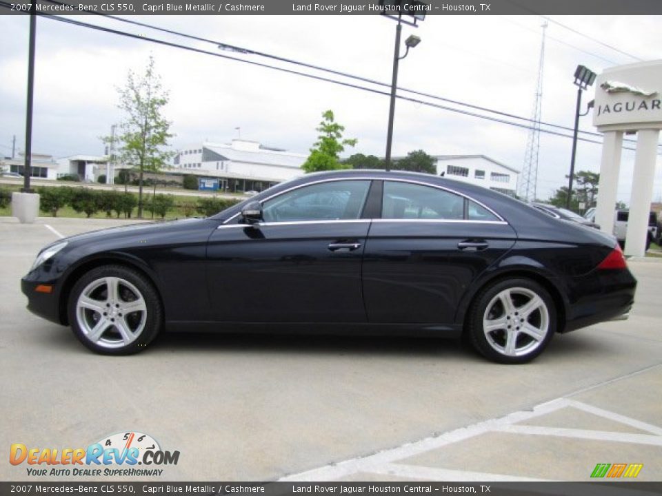 Capri Blue Metallic 2007 Mercedes-Benz CLS 550 Photo #7