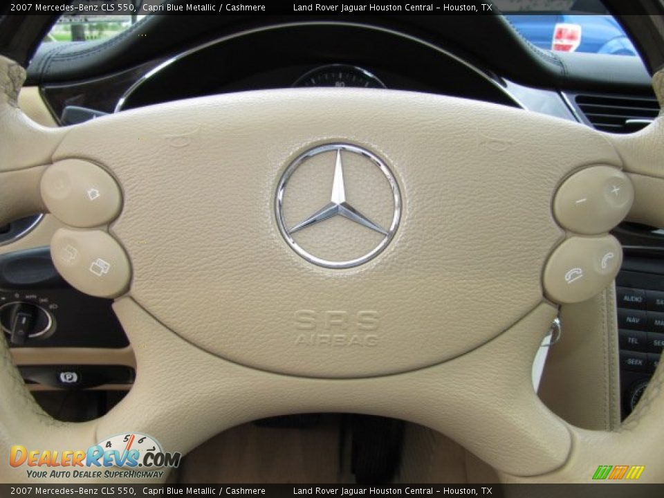 2007 Mercedes-Benz CLS 550 Capri Blue Metallic / Cashmere Photo #14