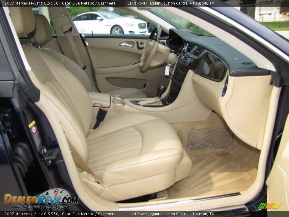 2007 Mercedes-Benz CLS 550 Capri Blue Metallic / Cashmere Photo #20