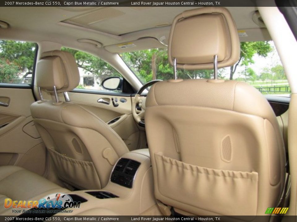 2007 Mercedes-Benz CLS 550 Capri Blue Metallic / Cashmere Photo #23