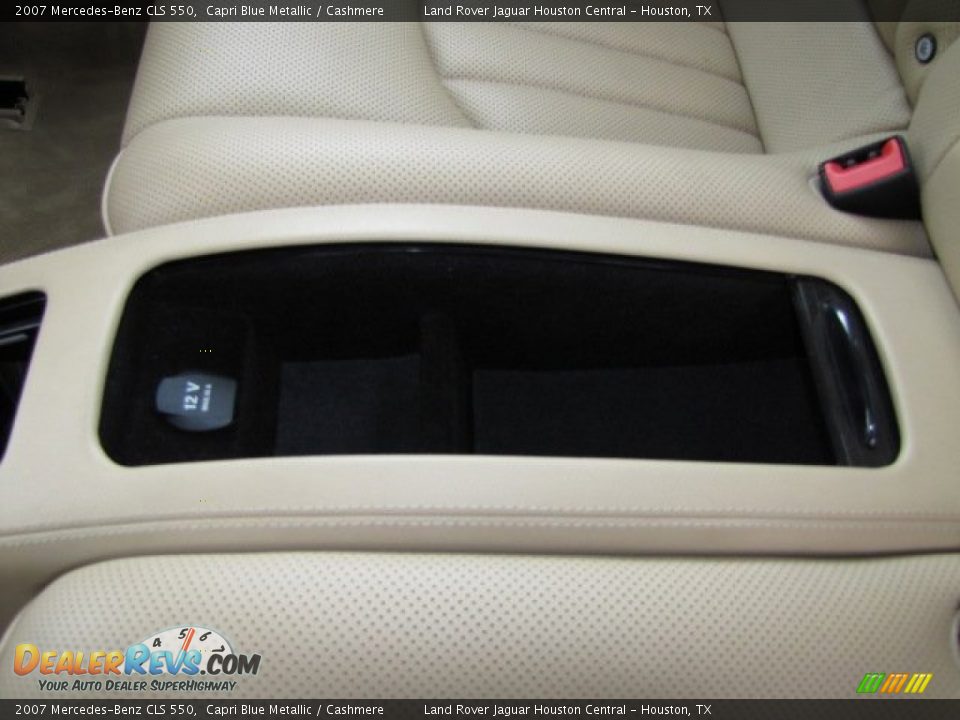 2007 Mercedes-Benz CLS 550 Capri Blue Metallic / Cashmere Photo #28