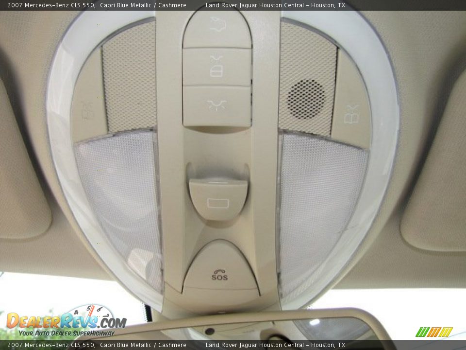 2007 Mercedes-Benz CLS 550 Capri Blue Metallic / Cashmere Photo #34