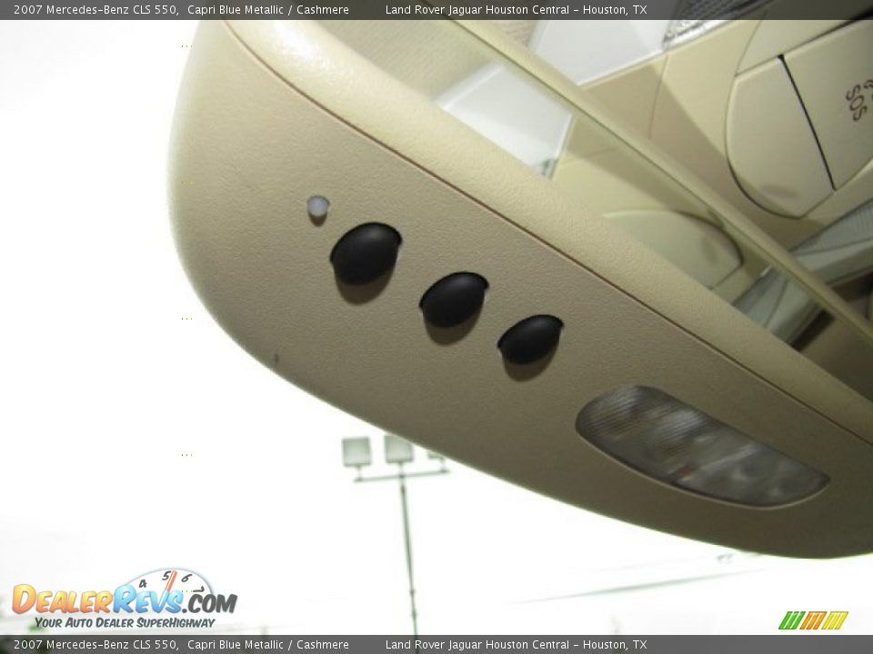 2007 Mercedes-Benz CLS 550 Capri Blue Metallic / Cashmere Photo #35