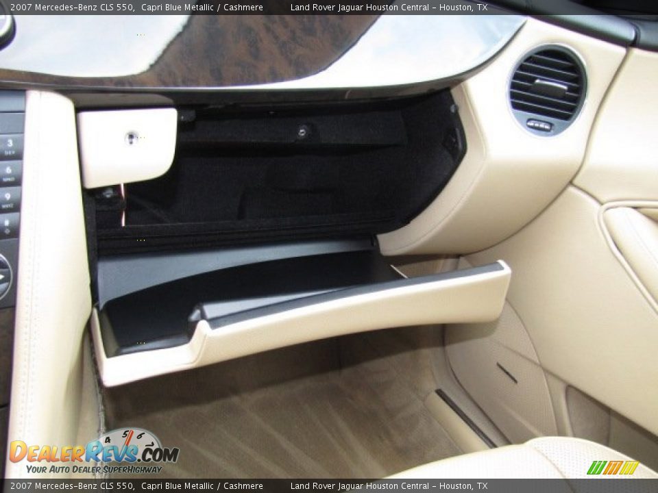 2007 Mercedes-Benz CLS 550 Capri Blue Metallic / Cashmere Photo #36