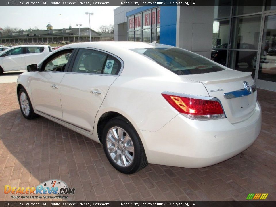 2013 Buick LaCrosse FWD White Diamond Tricoat / Cashmere Photo #2