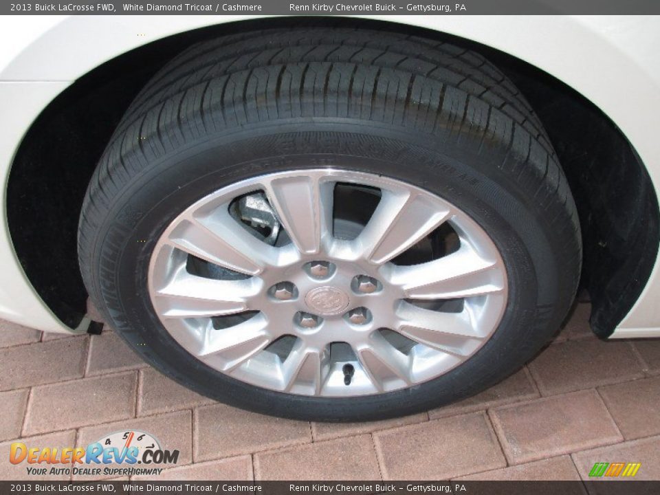 2013 Buick LaCrosse FWD White Diamond Tricoat / Cashmere Photo #4