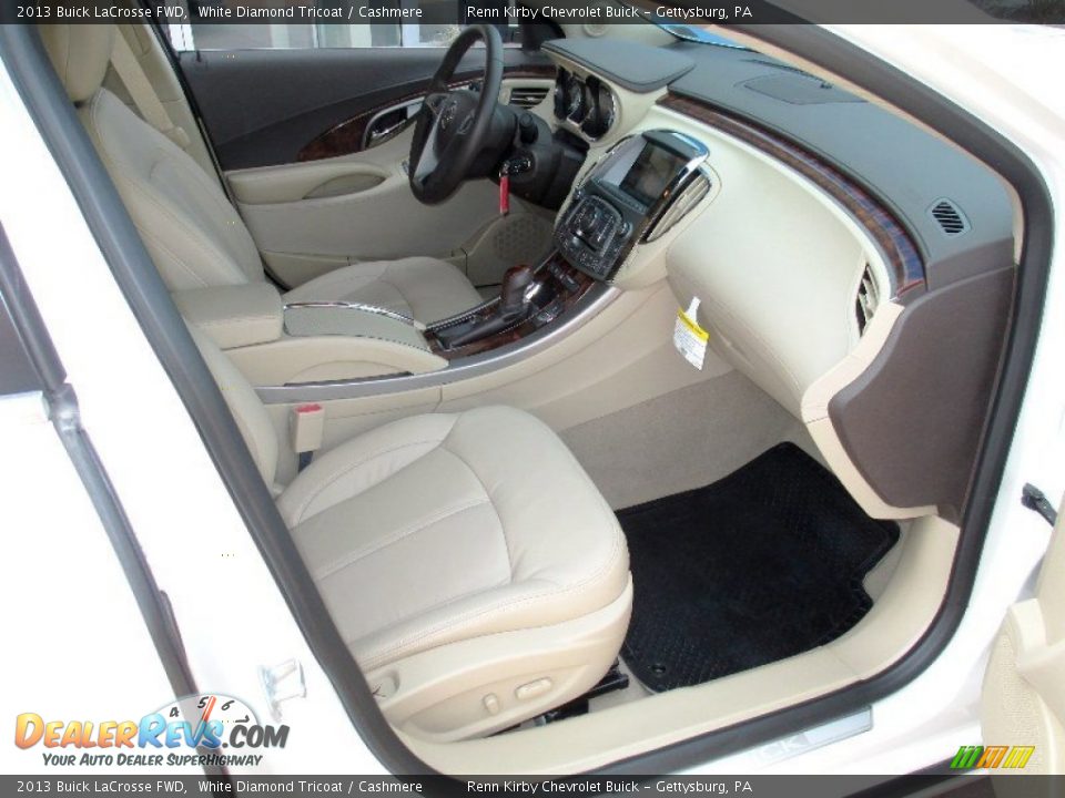 2013 Buick LaCrosse FWD White Diamond Tricoat / Cashmere Photo #6