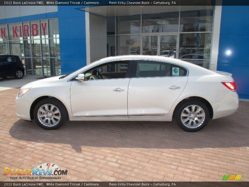 2013 Buick LaCrosse FWD White Diamond Tricoat / Cashmere Photo #13