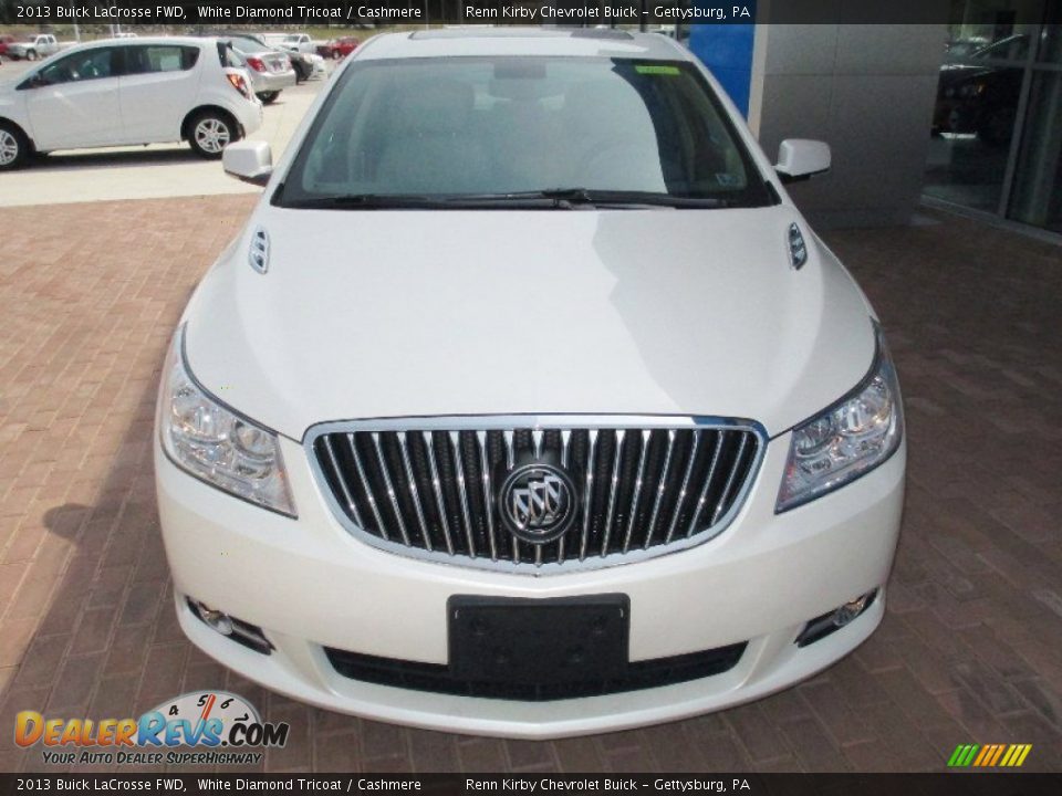 2013 Buick LaCrosse FWD White Diamond Tricoat / Cashmere Photo #15