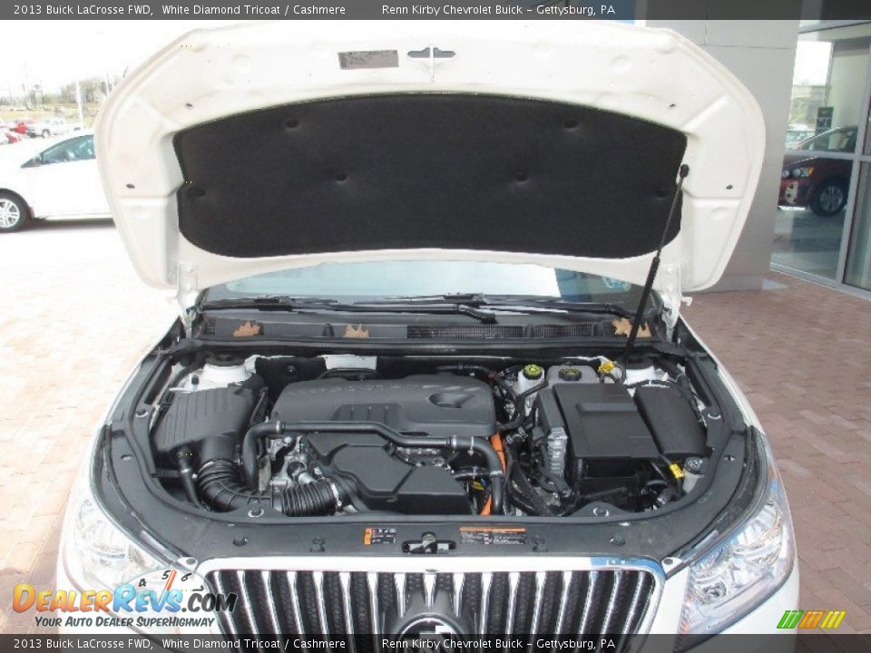 2013 Buick LaCrosse FWD White Diamond Tricoat / Cashmere Photo #16