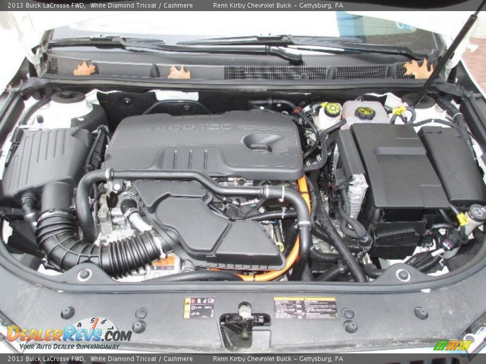 2013 Buick LaCrosse FWD White Diamond Tricoat / Cashmere Photo #17