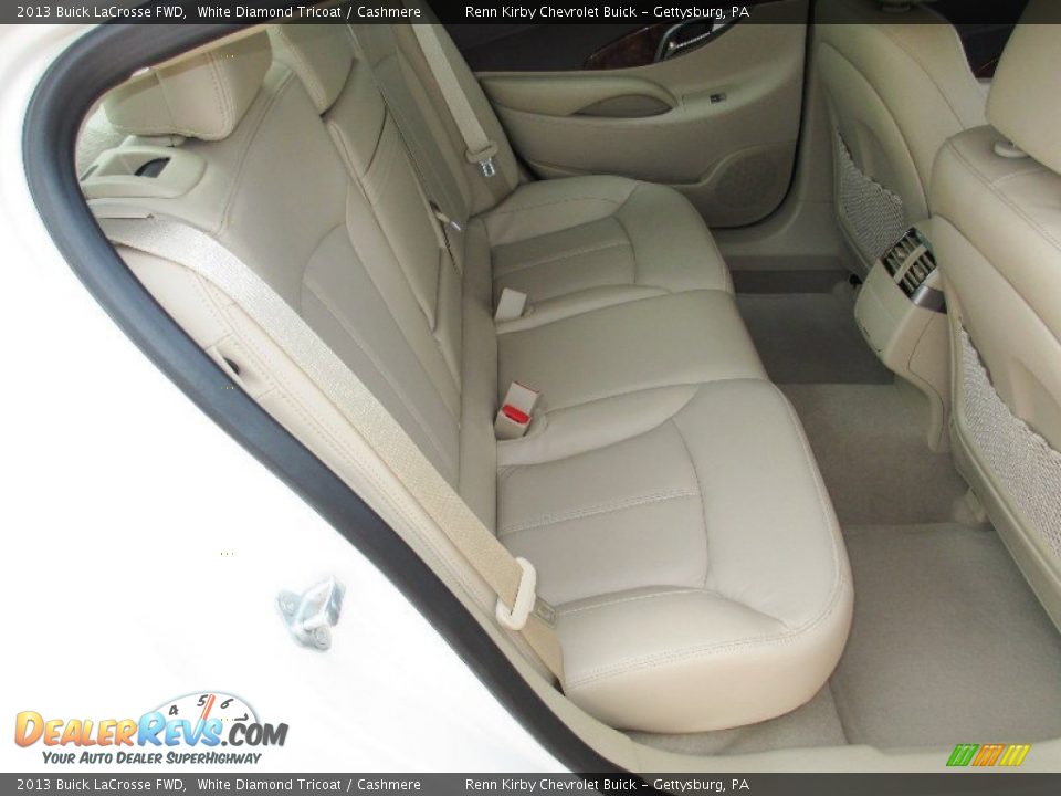2013 Buick LaCrosse FWD White Diamond Tricoat / Cashmere Photo #21
