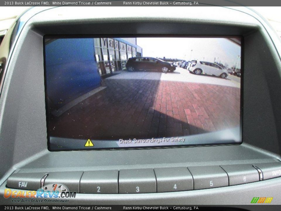 2013 Buick LaCrosse FWD White Diamond Tricoat / Cashmere Photo #24