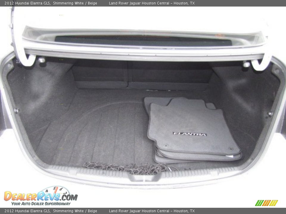 2012 Hyundai Elantra GLS Shimmering White / Beige Photo #24